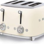 محمصة خبز SMEG سميج TSF03CREU – 4 شرائح – 2000 وات – كريمي