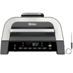 شواية وقلاية هوائية Ninja نينجا Foodi XL DG551ME – 1760 وات – رمادي/فضي