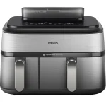قلاية هوائية Philips فيليبس Series 5000 NA555/09 – 9 لتر – 2750 وات – ستانلس ستيل