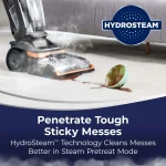 ماكينة غسيل سجاد Bissell بيسيل Revolution HydroSteam 3672E – 1249 وات – 3.8 لتر – أسود