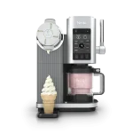 ماكينة ايس كريم نينجا - Ninja CREAMi Scoop & Swirl Soft Serve Ice Cream Machine nc701