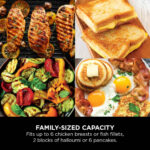 ⁦Ninja Sizzle Indoor Grill & Flat Plate GR101UK | شواية نينجا كهربائية داخلية⁩ - الصورة ⁦5⁩