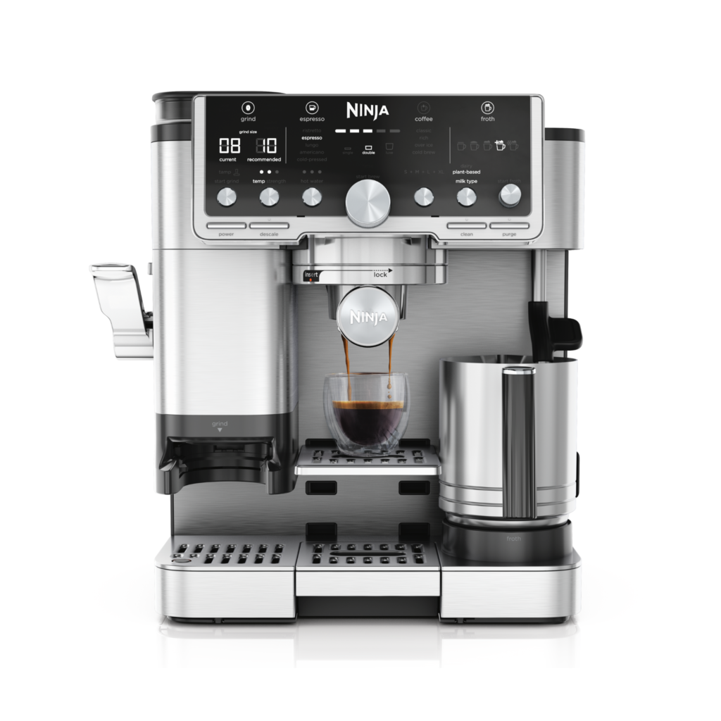 ماكينة قهوة Ninja نينجا Luxe Café Pro ES701EU – 3 في 1 – فضي