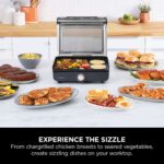 ⁦Ninja Sizzle Indoor Grill & Flat Plate GR101UK | شواية نينجا كهربائية داخلية⁩ - الصورة ⁦3⁩