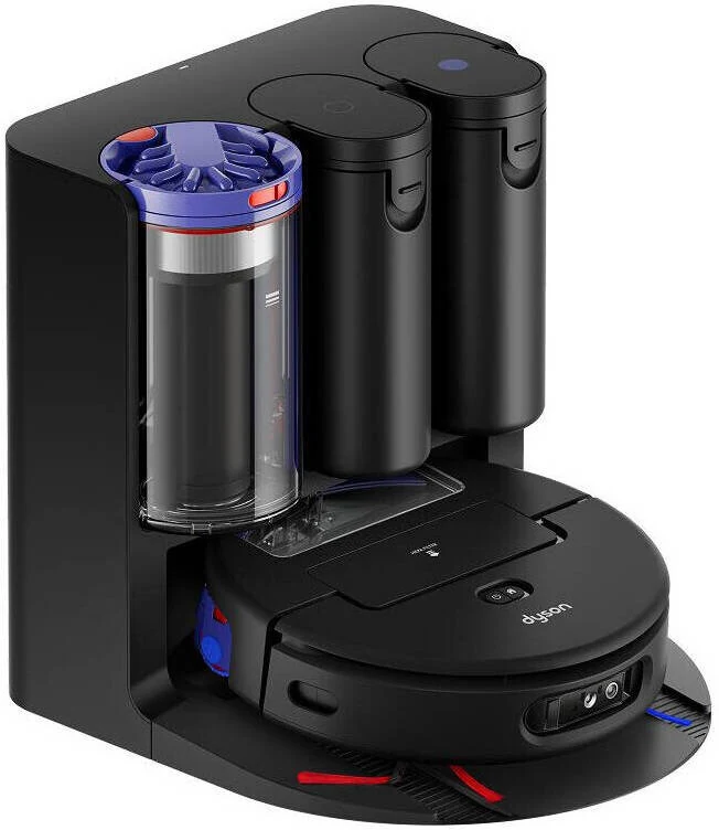 روبوت تنظيف دايسون Dyson Spot+Scrub AI مع قاعدة التفريغ الذاتي - أسود
