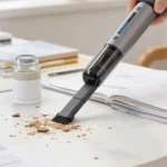 ⁦مكنسة ومنفاخ سيارة لاسلكية Green Lion Vac Max – 150 واط، شفط 19kPa، بطارية 6000mAh، USB-C، رمادي⁩ - الصورة ⁦2⁩