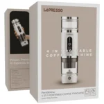 ⁦ماكينة قهوة إسبريسو محمولة LePresso 4 في 1 مع خافق حليب – 20 بار – بطارية 2500 – أبيض⁩ - الصورة ⁦2⁩