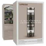 ⁦ماكينة قهوة إسبريسو محمولة LePresso 4 في 1 مع خافق حليب – 20 بار – بطارية 2500 – أبيض⁩ - الصورة ⁦3⁩