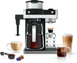ماكينة قهوة نينجا Ninja Prestige DualBrew CFN802UK باللون الأسود