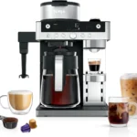 ماكينة قهوة نينجا Ninja Prestige DualBrew CFN802UK باللون الأسود
