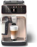 ماكينة إسبريسو أوتوماتيك Philips فيليبس LatteGo 5500 EP5543/80 – 1500 وات – 15 بار – أبيض روز