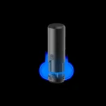 ⁦مكنسة وبلاور سيارة لاسلكية Porodo Tornado Prime – شفط عاصف 16500Pa، محرك Brushless 78000RPM، بطارية 6000mAh، شحن USB-C سريع، أسود⁩ - الصورة ⁦5⁩
