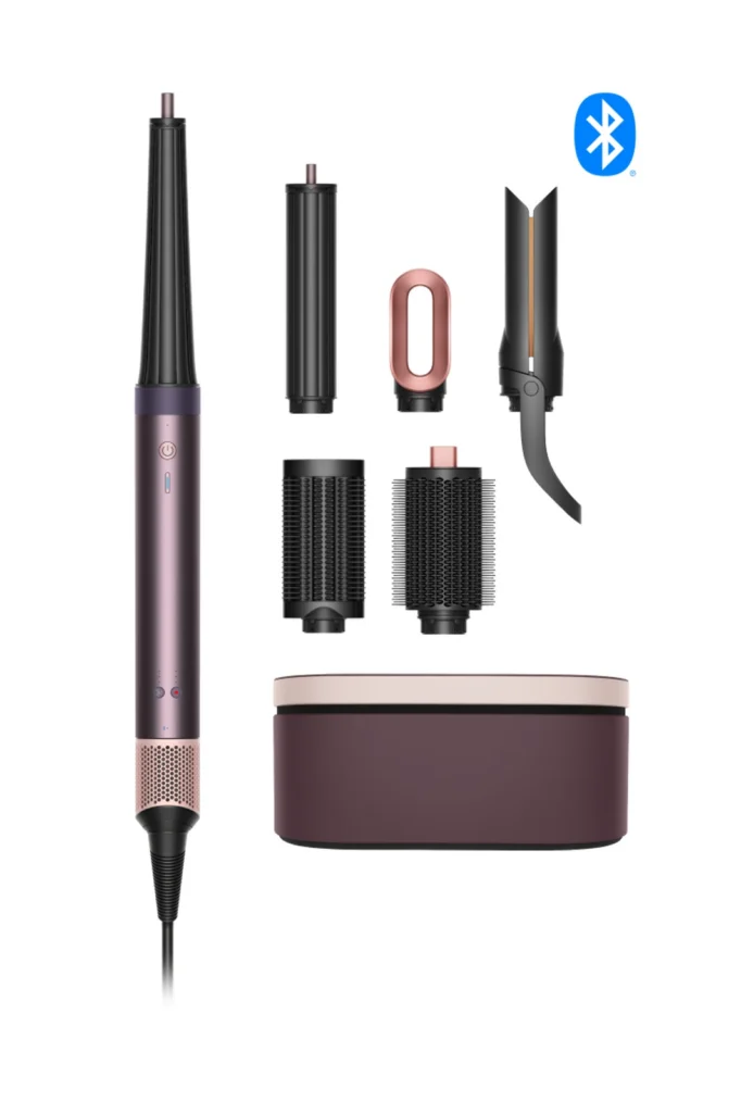 مصفف ومجفف شعر Dyson إيرراب كوآندا 2x HS09 بلون Jasper Plum مع 6 ملحقات وعلبة عرض وبلوتوث من جوتك