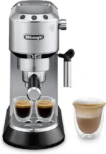 ماكينة قهوة واسبريسو ديلونجي De Longhi Dedica EC685.M فضي بمضخة 15 بار من جوتك